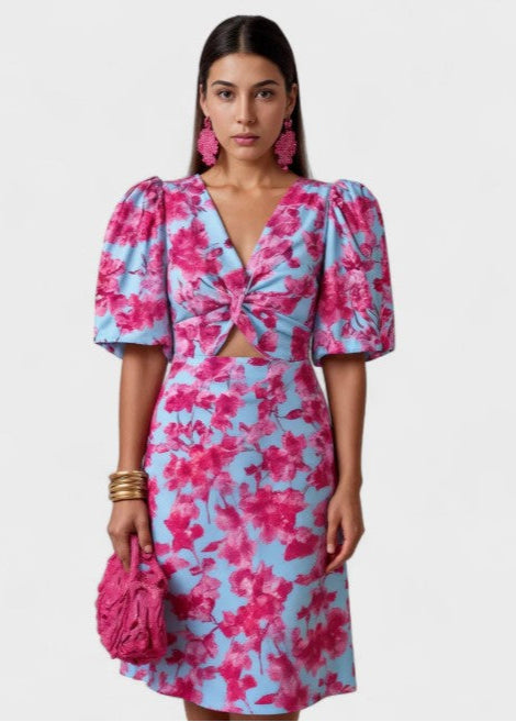 Lily – Vestido Fuego Tropical