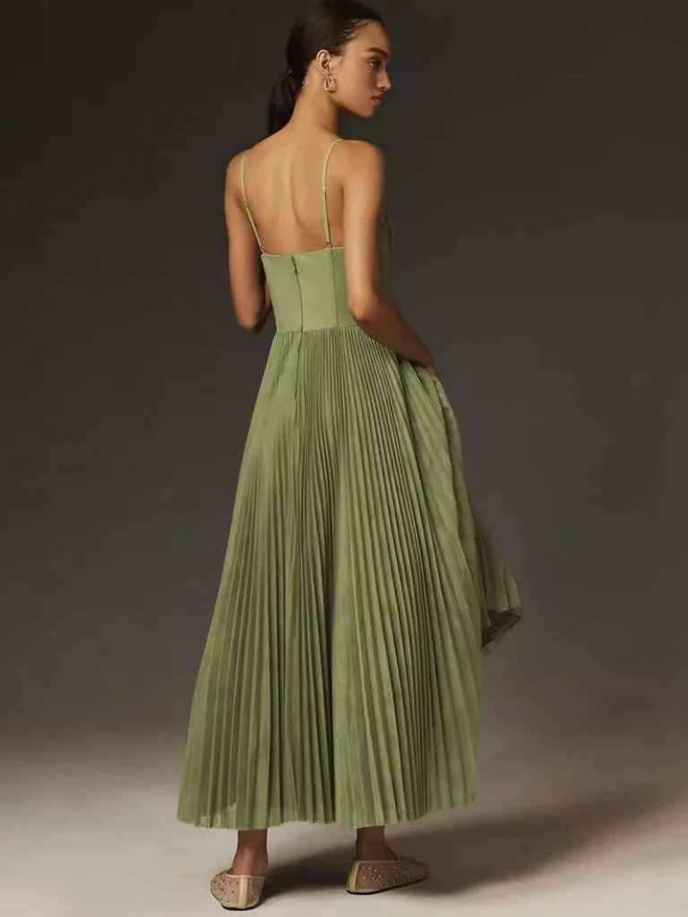 Claire – Vestido Verde Estiloso