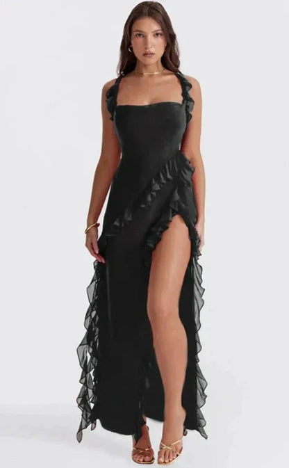Lara™ | Vestido Largo con Abertura Elegante