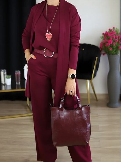 Conjunto 3 Piezas Gabriella | Lujo y Confort Versátil