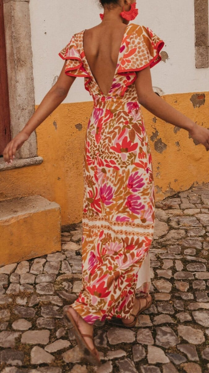 Olivia™ | Maxi Vestido Floral de Verano