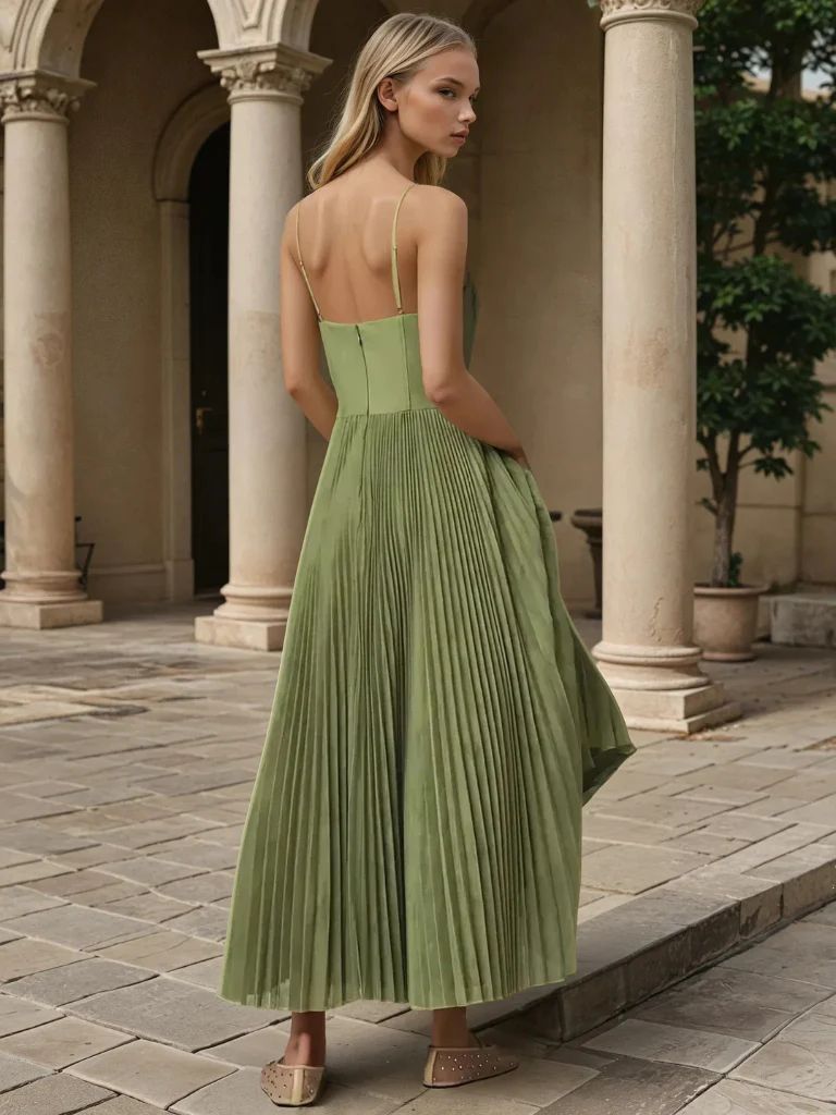 Claire – Vestido Verde Estiloso