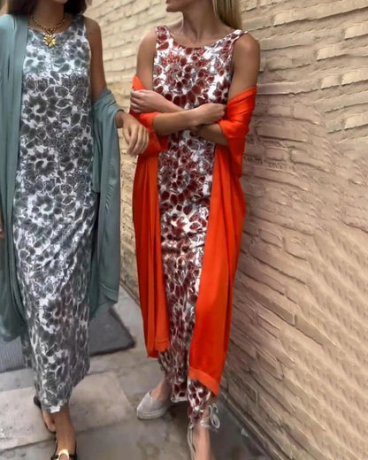 Virve | Conjunto 2 en 1: Vestido y Capa Elegante