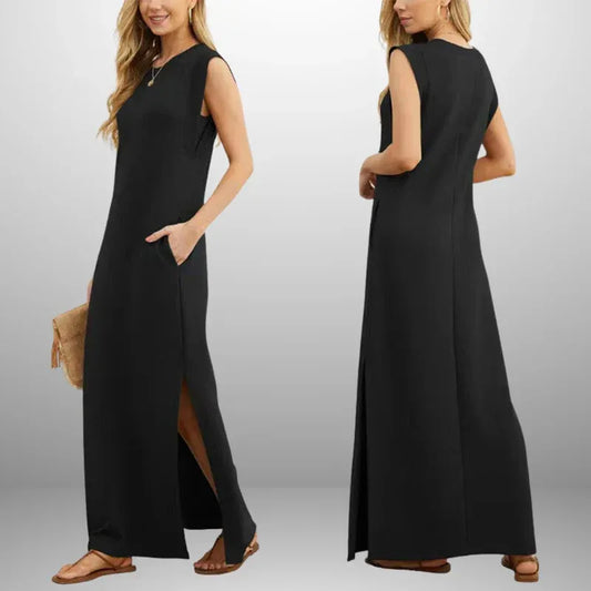 Sorela | Vestido largo fluido sin arrugas