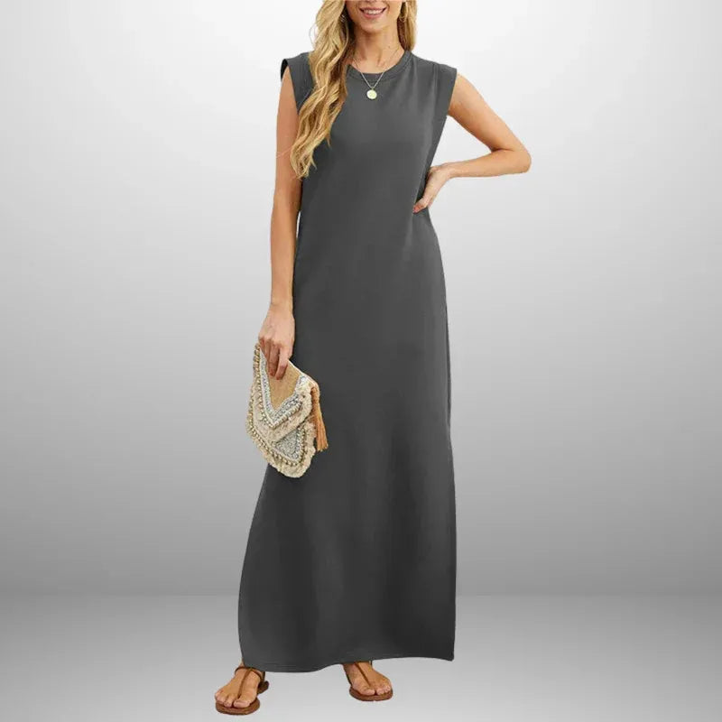 Sorela | Vestido largo fluido sin arrugas