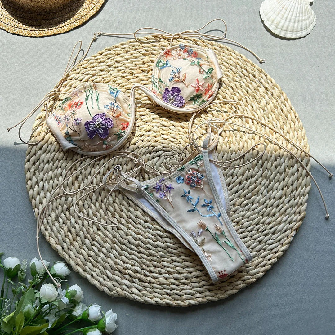 Zahira | Bikini Escote Floral Cut-Out