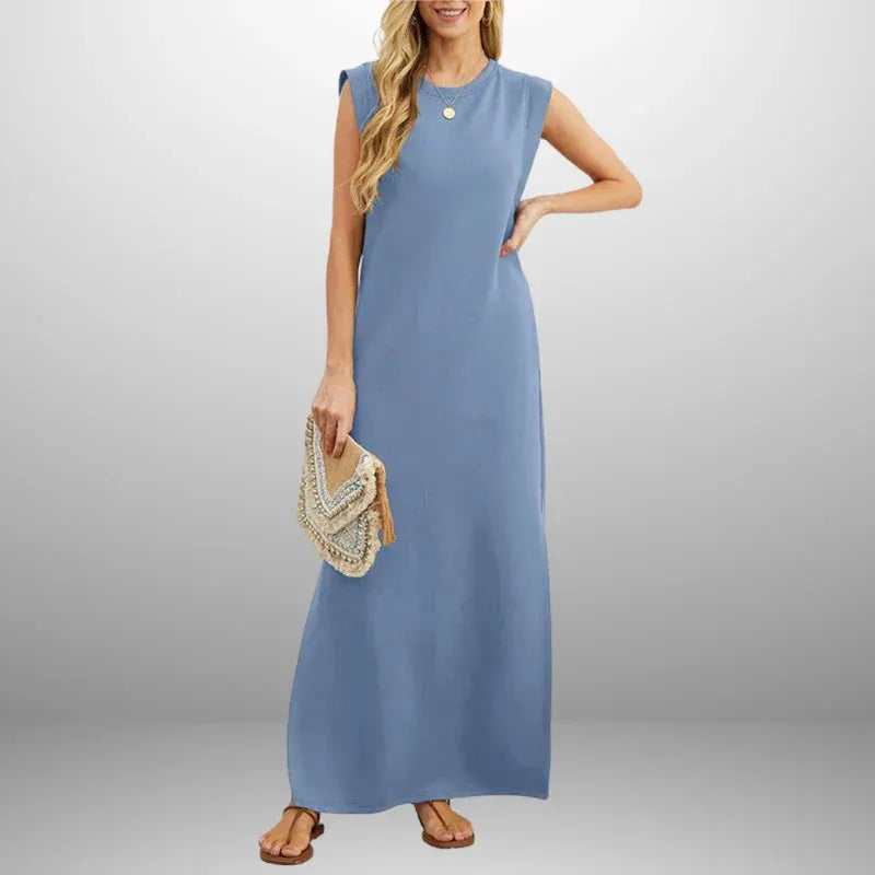 Sorela | Vestido largo fluido sin arrugas