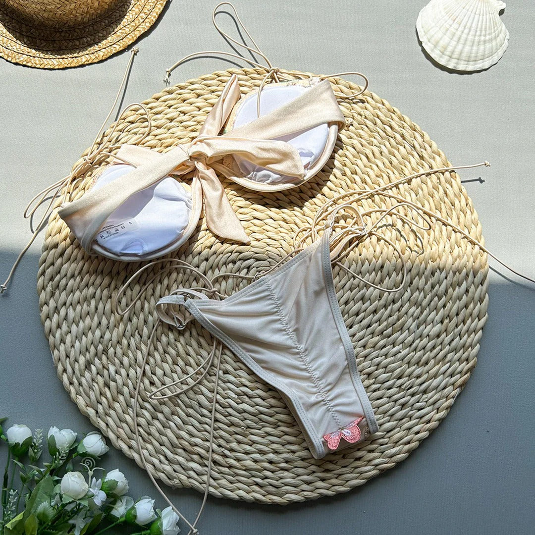 Zahira | Bikini Escote Floral Cut-Out