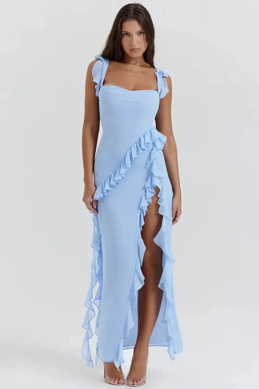 Lara™ | Vestido Largo con Abertura Elegante