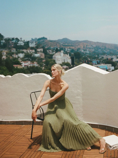 Claire – Vestido Verde Estiloso