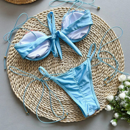 Zahira | Bikini Escote Floral Cut-Out